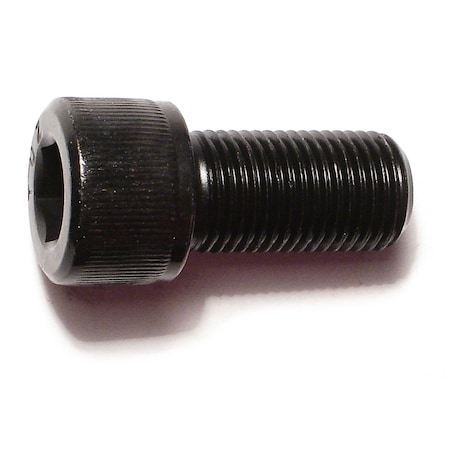 1/2-20 Socket Head Cap Screw, Zinc Plated Steel, 1 In Length, 5 PK